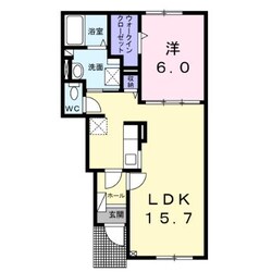 メゾン五稜郭2号館の物件間取画像